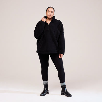 Curve Winter Everyday High Waisted Leggings - Black