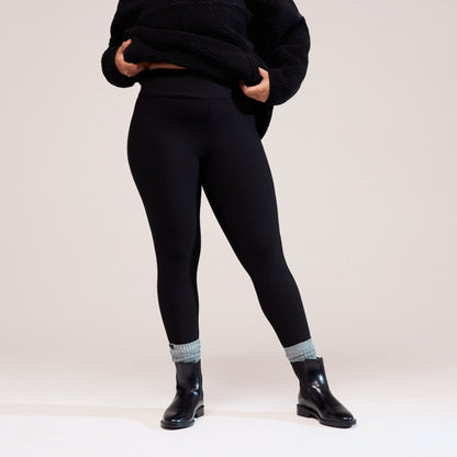 Curve Winter Everyday High Waisted Leggings - Black