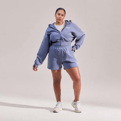 Curve Organic Sweat Shorts - Ice Blue
