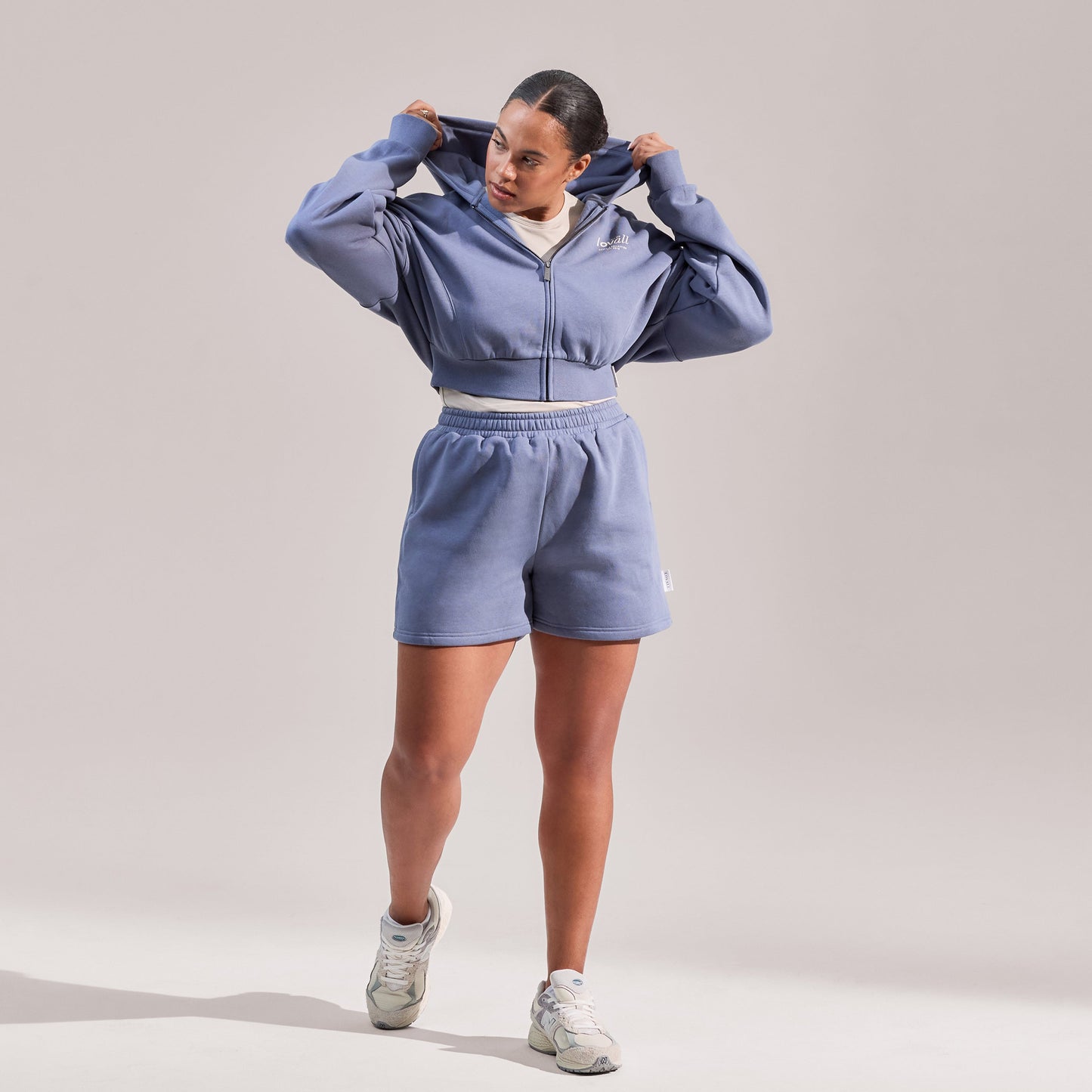 Curve Organic Sweat Shorts - Ice Blue