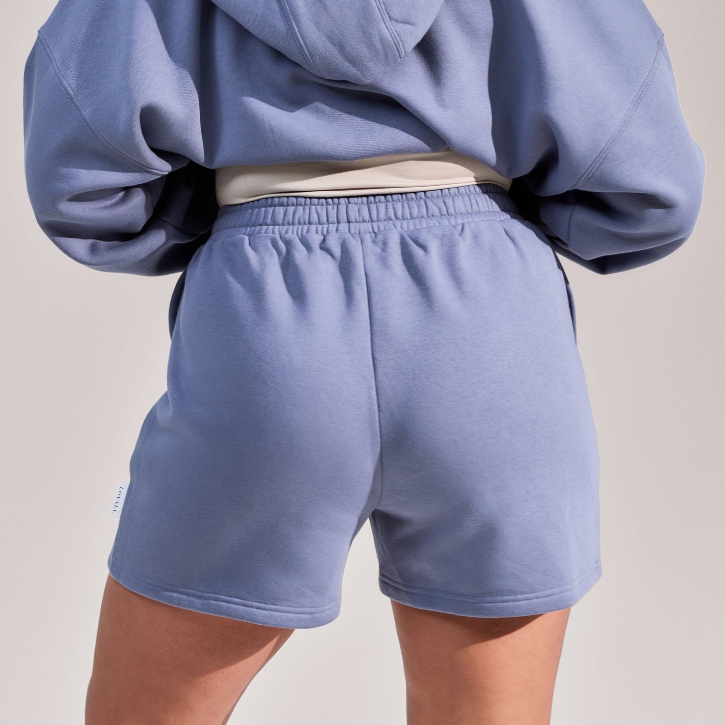 Curve Organic Sweat Shorts - Ice Blue