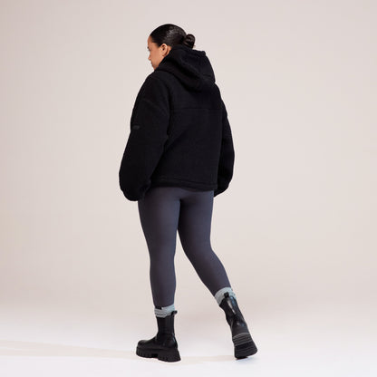 Curve Winter Everyday High Waisted Leggings - Dark Grey