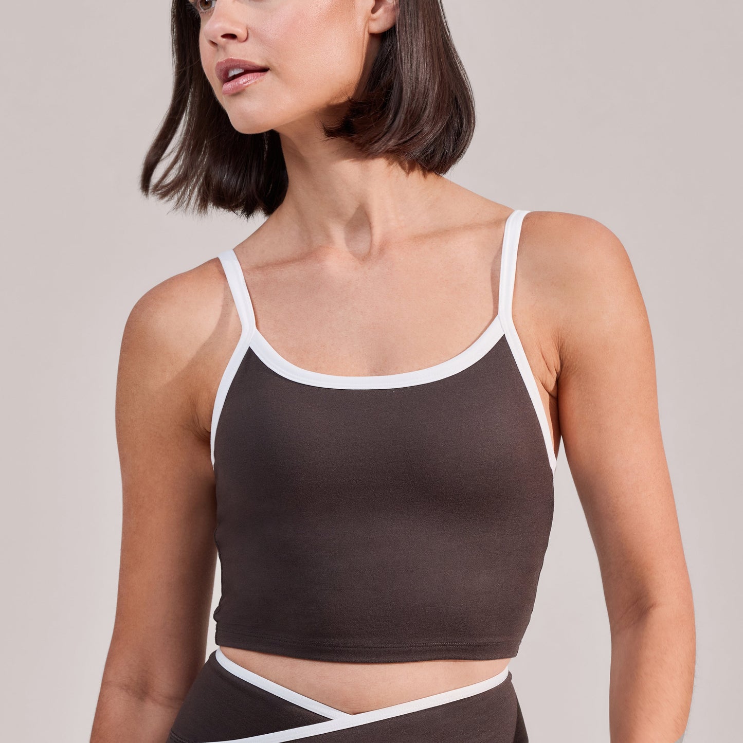 Ultimate Everyday Vest Top - Black Coffee