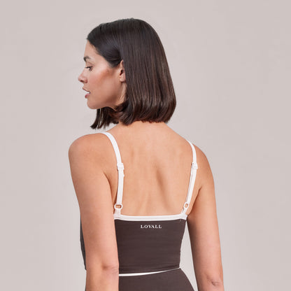 Ultimate Everyday Vest Top - Black Coffee