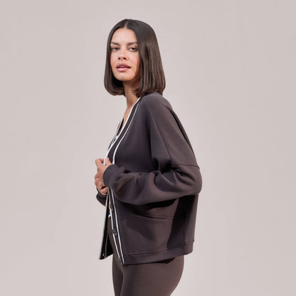 Ultimate Everyday Cardigan - Black Coffee