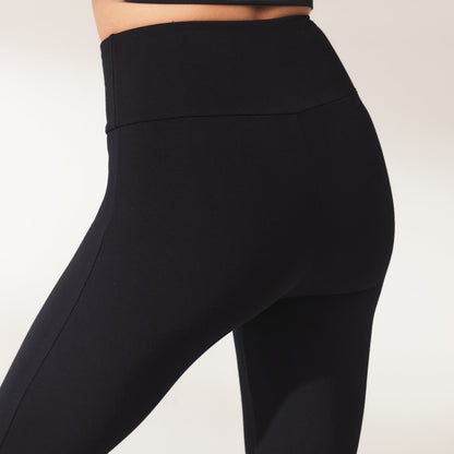Lightweight Flare Leggings - Black