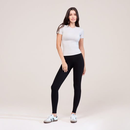 Everyday High Waisted Leggings - Black