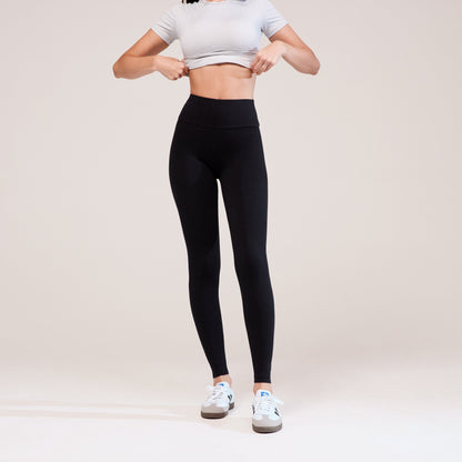 Everyday High Waisted Leggings - Black