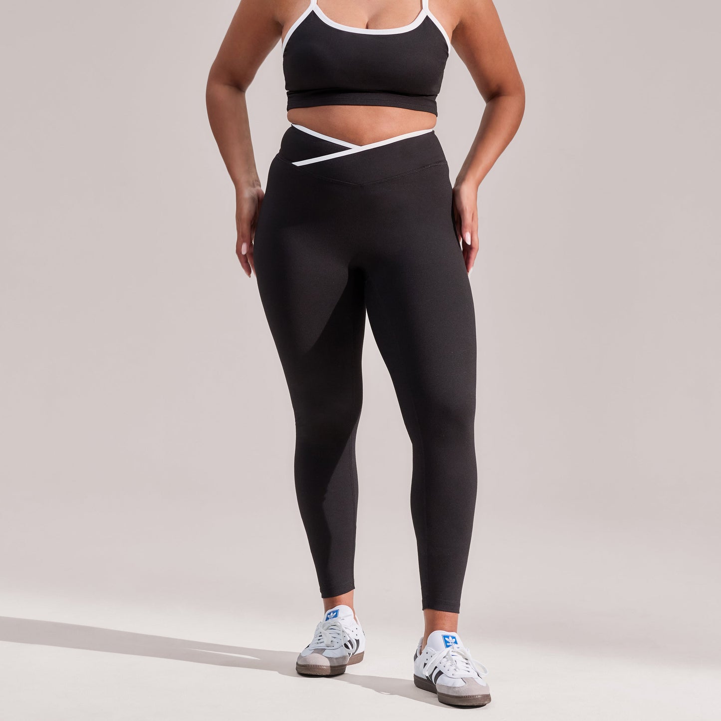 Curve Ultimate Everyday Wrap Waist Leggings - Black