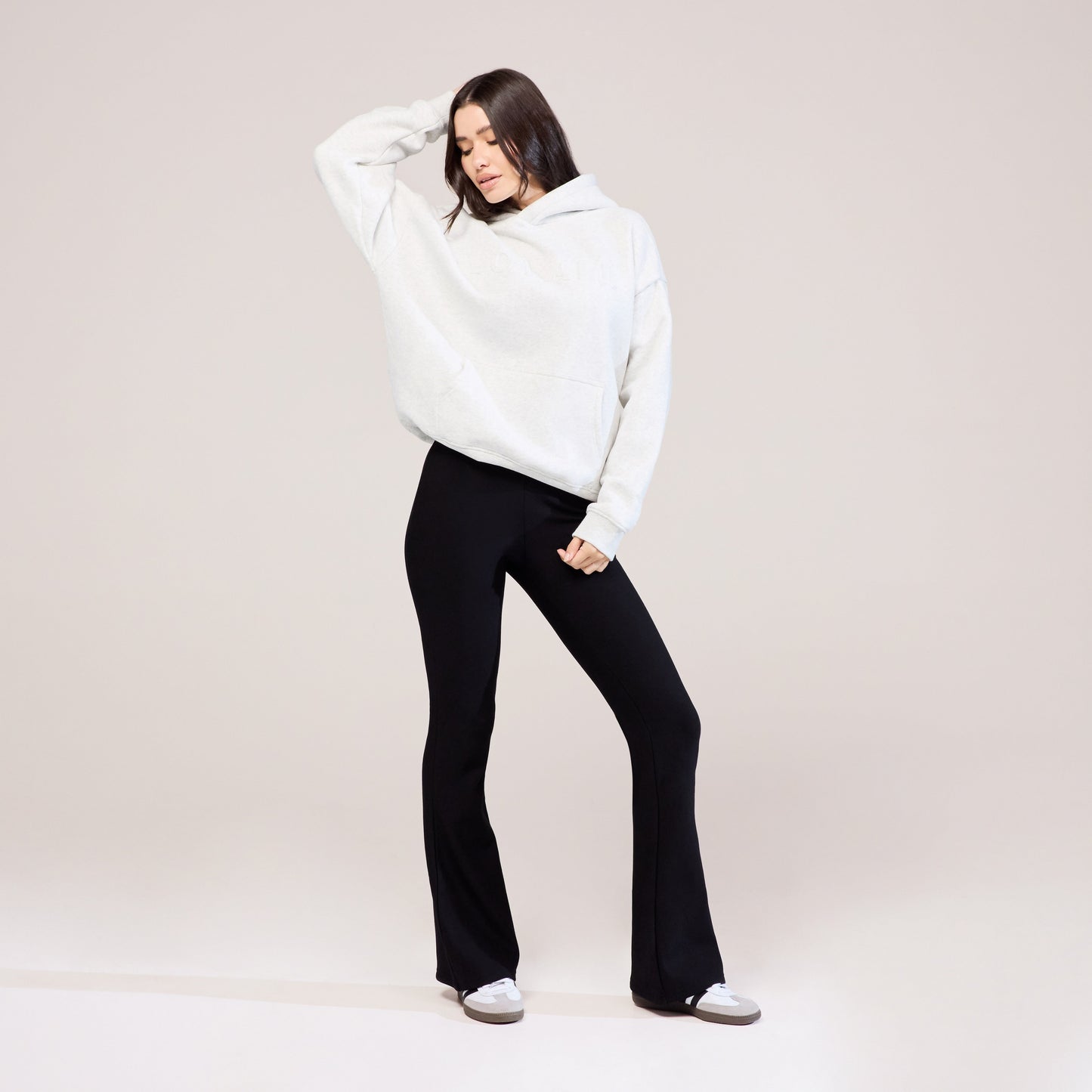 Curve Winter Flare Leggings - Black