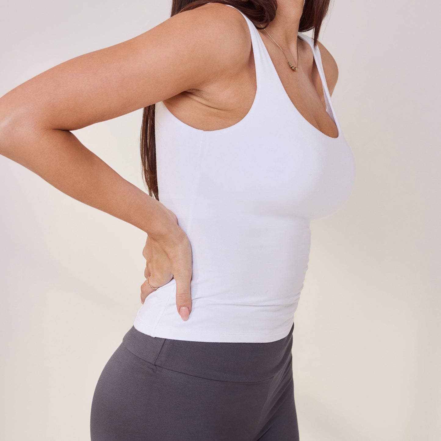 Lightweight Everyday Tank Top - White