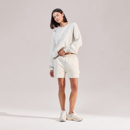 Organic Oversized Sweatshirt Euphoric - Ecru
