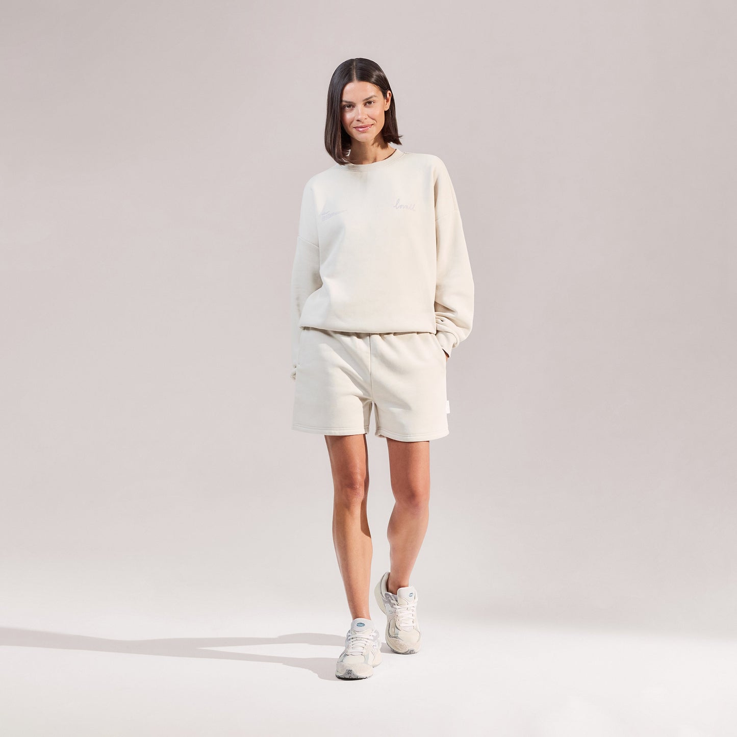 Organic Sweat Shorts - Ecru