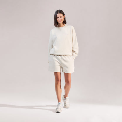 Organic Sweat Shorts - Ecru