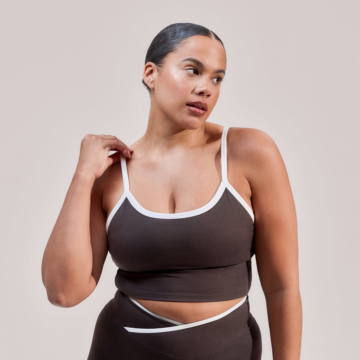 Curve Ultimate Everyday Vest Top - Black Coffee
