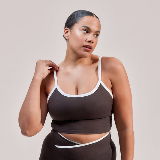 Curve Ultimate Everyday Vest Top - Black Coffee