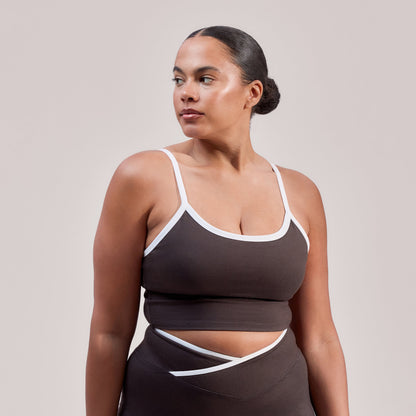 Curve Ultimate Everyday Vest Top - Black Coffee