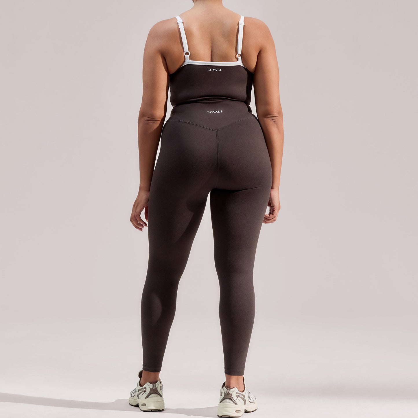 Curve Ultimate Everyday Wrap Waist Leggings - Black Coffee