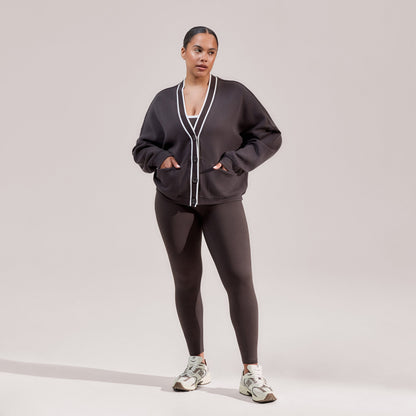 Curve Ultimate Everyday Cardigan - Black Coffee