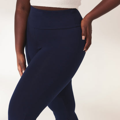 Curve lightweight Flare Leggings - Navy