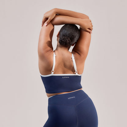 Curve Ultimate Everyday Wrap Waist Leggings - Navy