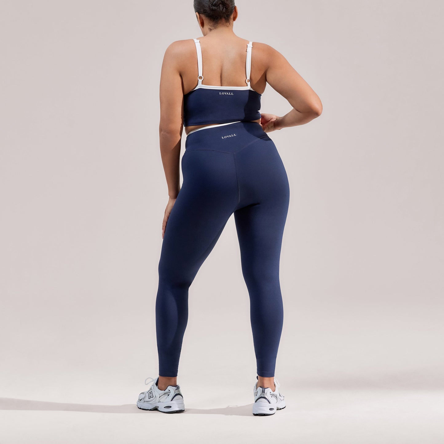 Curve Ultimate Everyday Wrap Waist Leggings - Navy