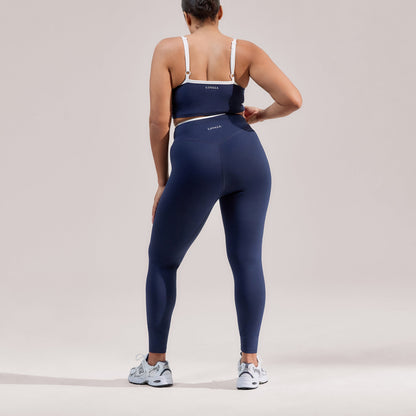 Curve Ultimate Everyday Wrap Waist Leggings - Navy