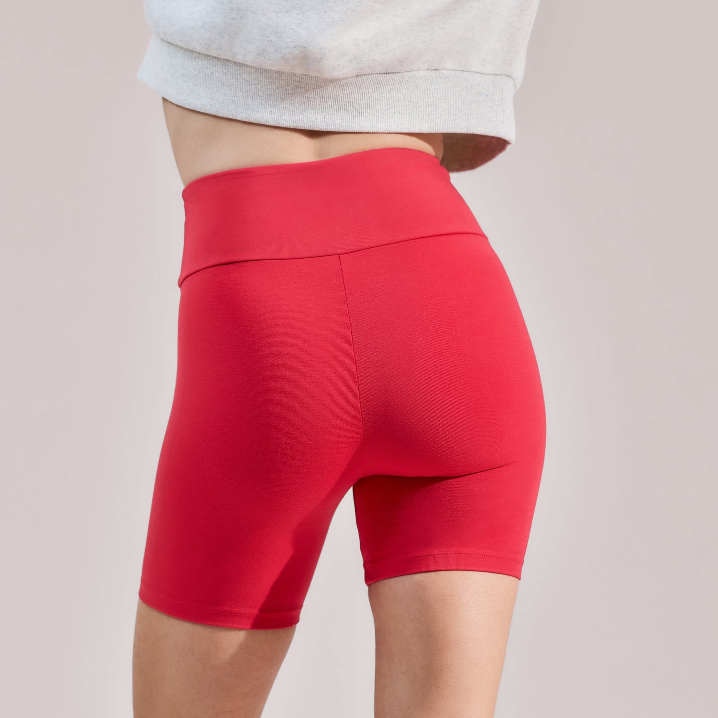 Lightweight Everyday 6 Inch Cycling Shorts - Cherry Red
