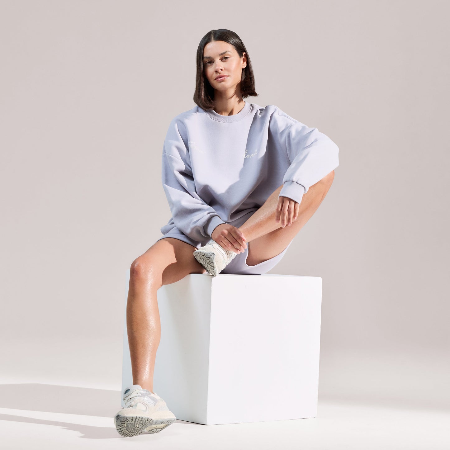 Organic Sweat Shorts - Lilac Mist