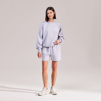 Organic Oversized Sweatshirt Euphoric - Lilac Mist