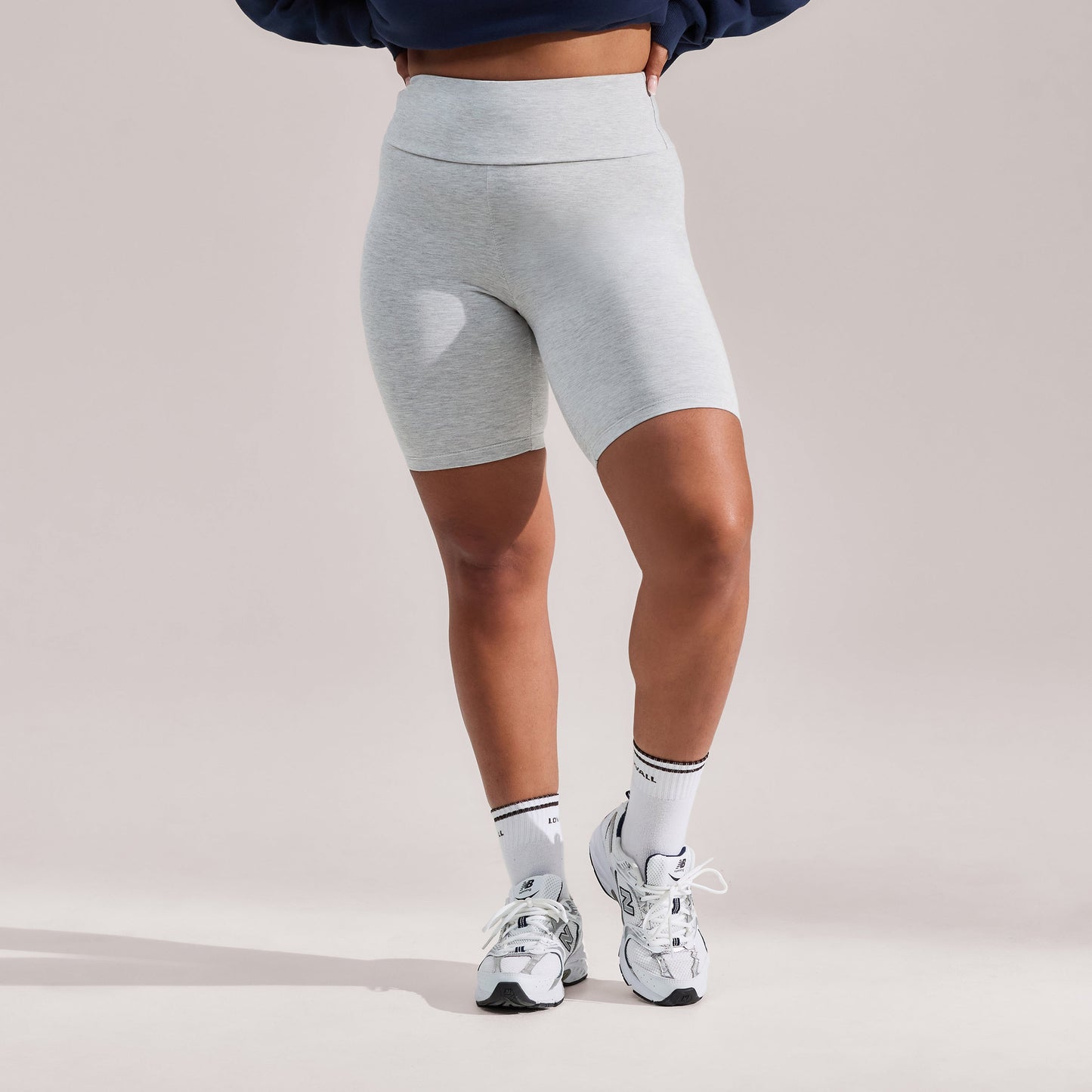 Curve Lightweight Everyday Cycling Shorts - Light Grey Marl