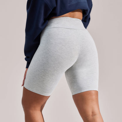 Curve Lightweight Everyday Cycling Shorts - Light Grey Marl
