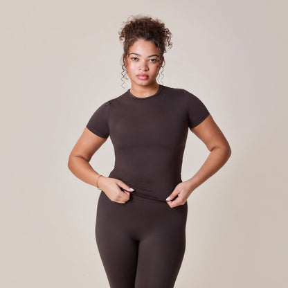 Curve Ultimate Everyday T-shirt - Black Coffee