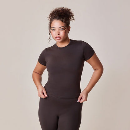 Curve Ultimate Everyday T-shirt - Black Coffee