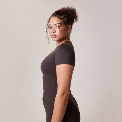 Curve Ultimate Everyday T-shirt - Black Coffee