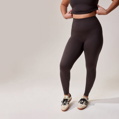 Curve Ultimate Everyday Leggings - Black Coffee