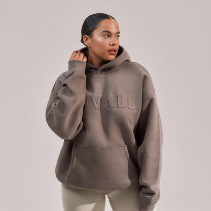 Curve Heavyweight Oversized Hoodie - Mocha