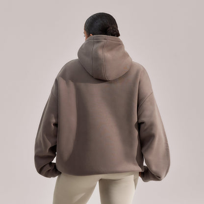 Curve Heavyweight Oversized Hoodie - Mocha