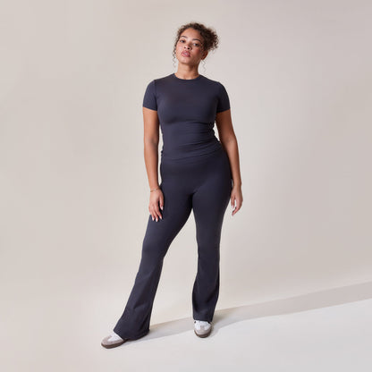 Curve Ultimate Everyday Flare Leggings - Vintage Navy