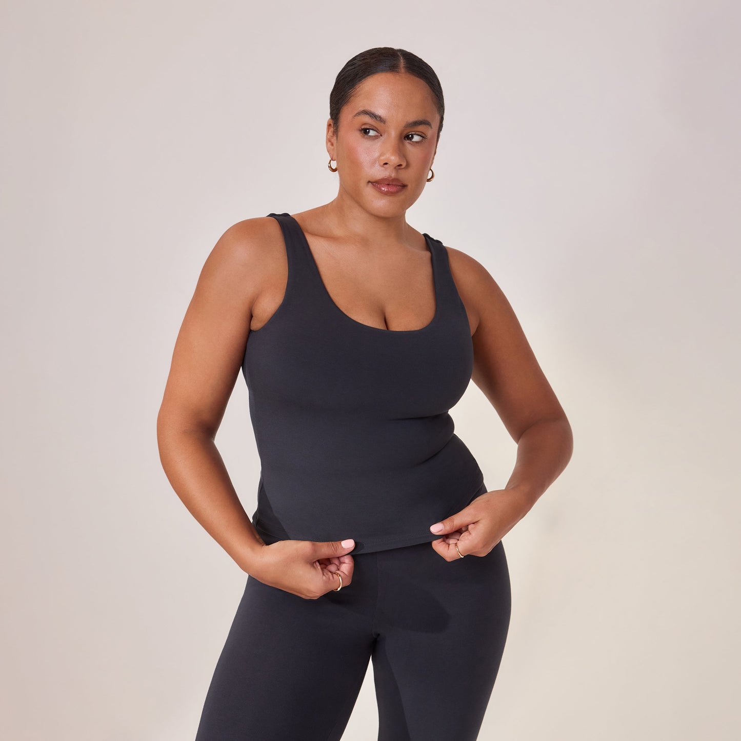 Curve Lightweight Everyday Tank Top - Vintage Navy