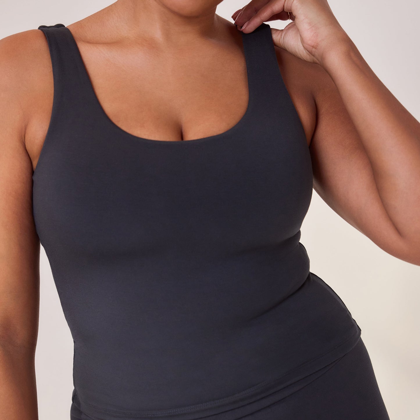 Curve Lightweight Everyday Tank Top - Vintage Navy