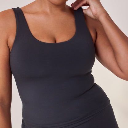 Curve Lightweight Everyday Tank Top - Vintage Navy