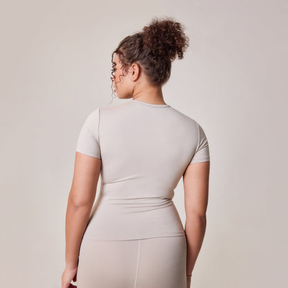 Curve Ultimate Everyday T-shirt - Oatmeal Beige