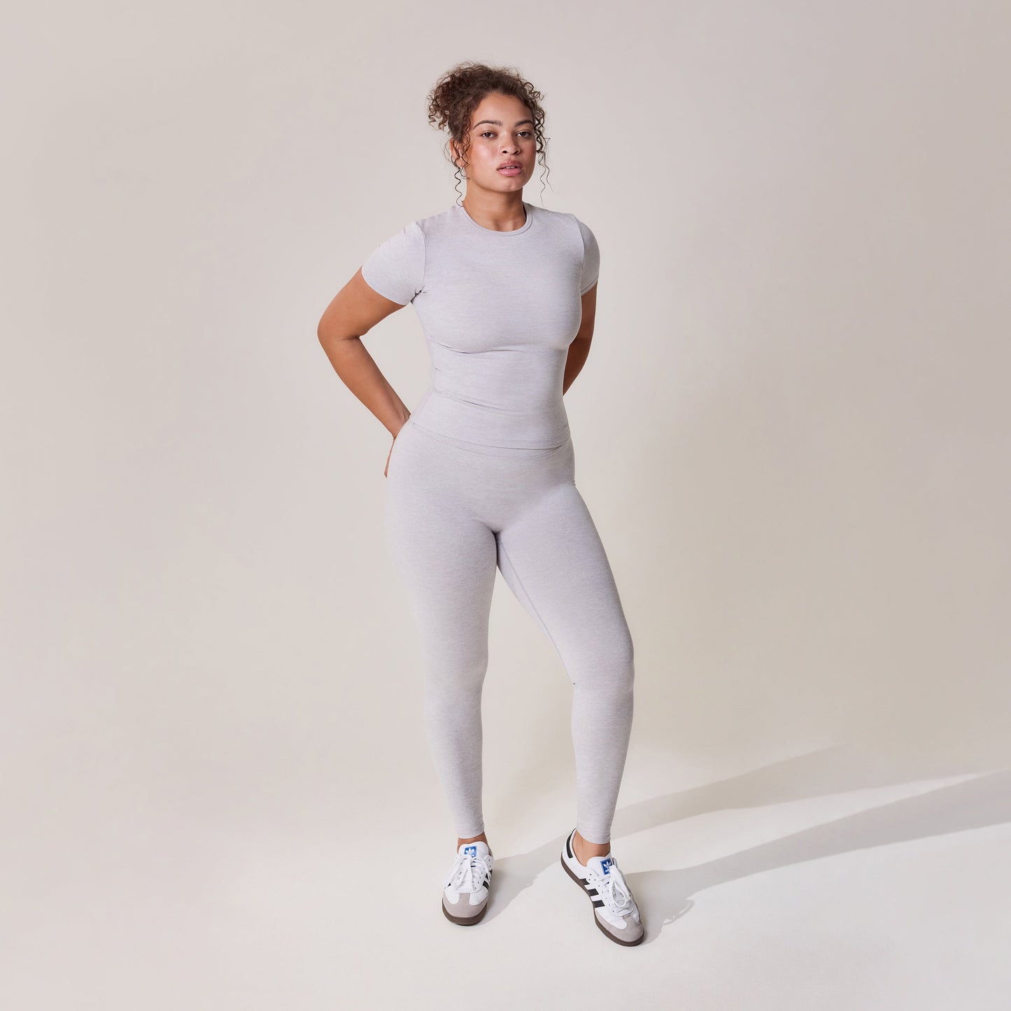 Curve Ultimate Everyday T-shirt - Light Grey Marl