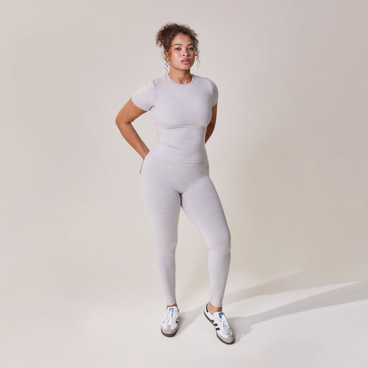 Curve Ultimate Everyday T-shirt - Light Grey Marl