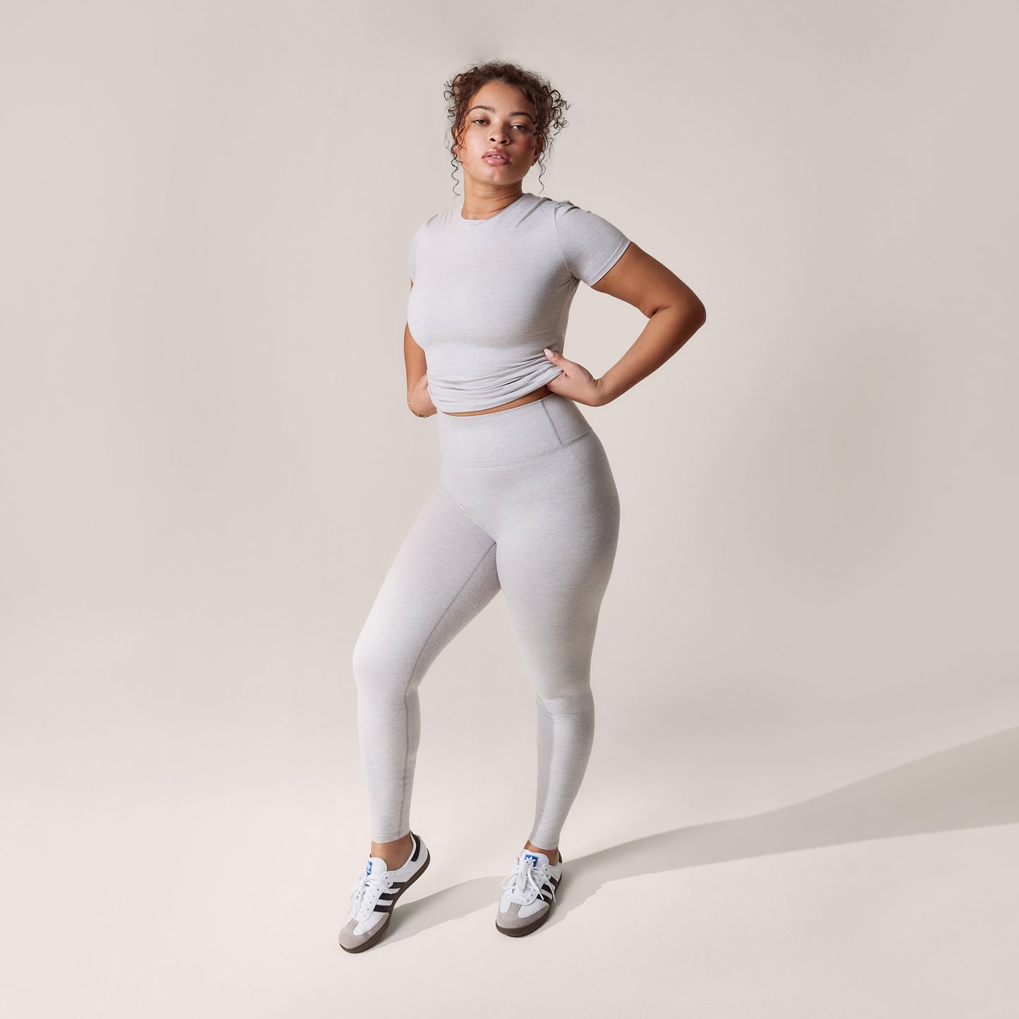 Curve Ultimate Everyday T-shirt - Light Grey Marl