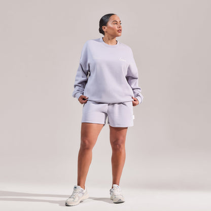 Curve Organic Oversized Sweatshirt Euphoric - Lilac Mist