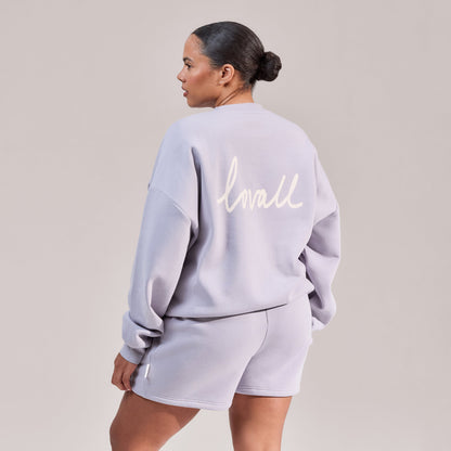 Curve Organic Sweat Shorts - Lilac Mist