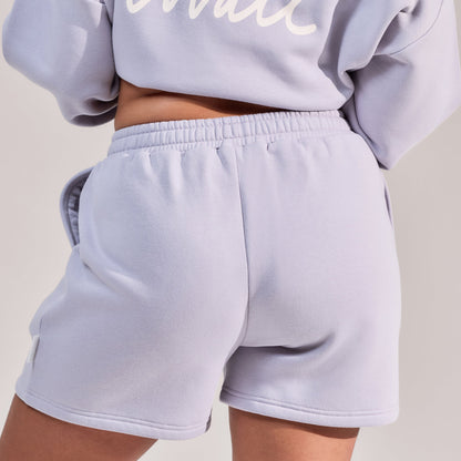 Curve Organic Sweat Shorts - Lilac Mist