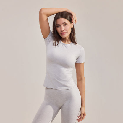 Ultimate Everyday T-shirt - Light Grey Marl